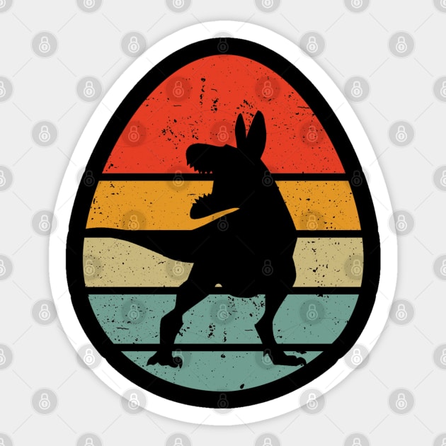 easter bunny T-Rex tyranno Dino Sticker by design-lab-berlin